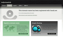 Tablet Screenshot of indyvisual.de